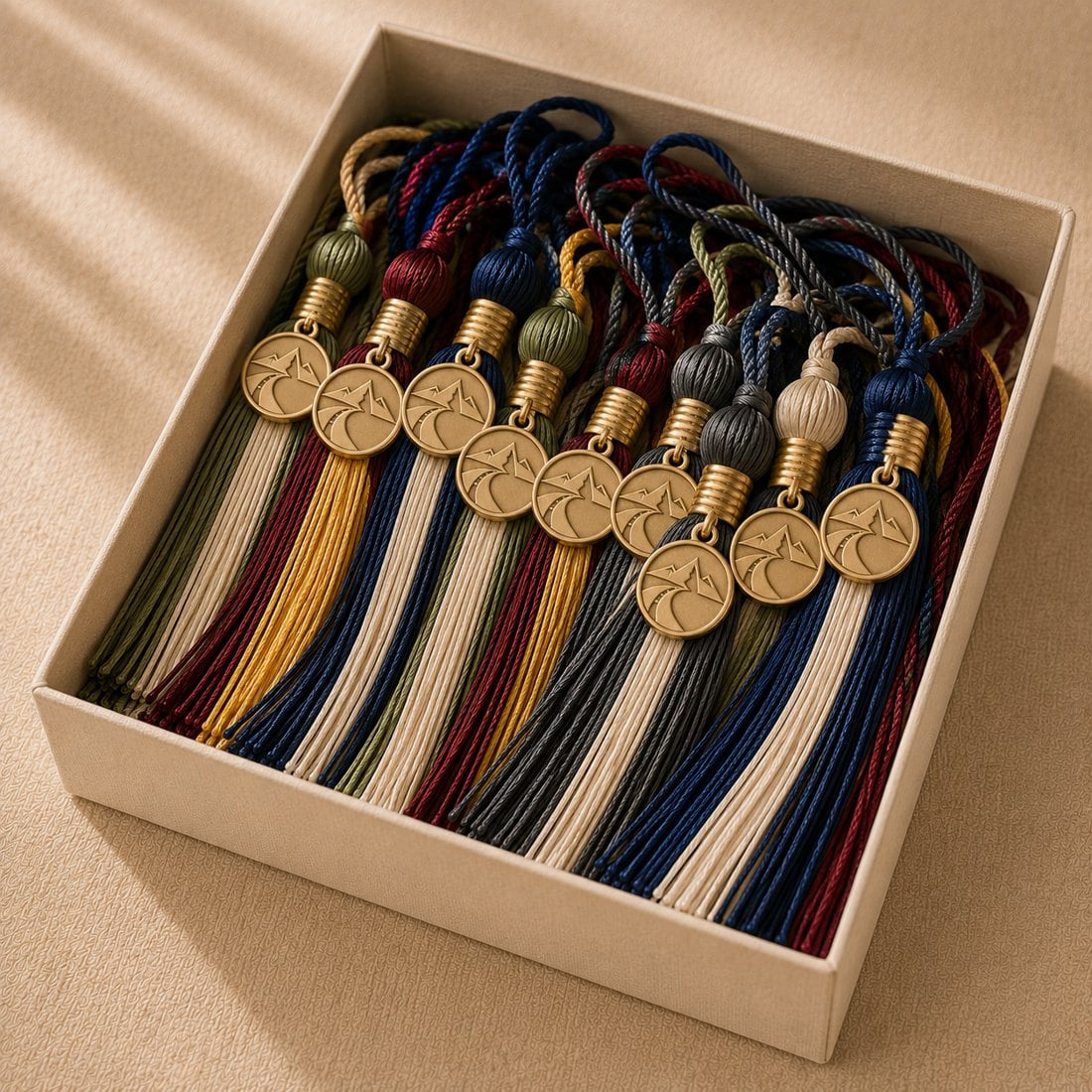 Boxed tassel gift set