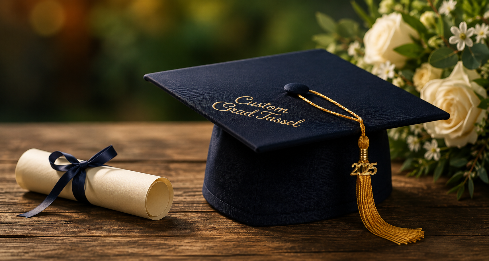 Custom graduation tassel