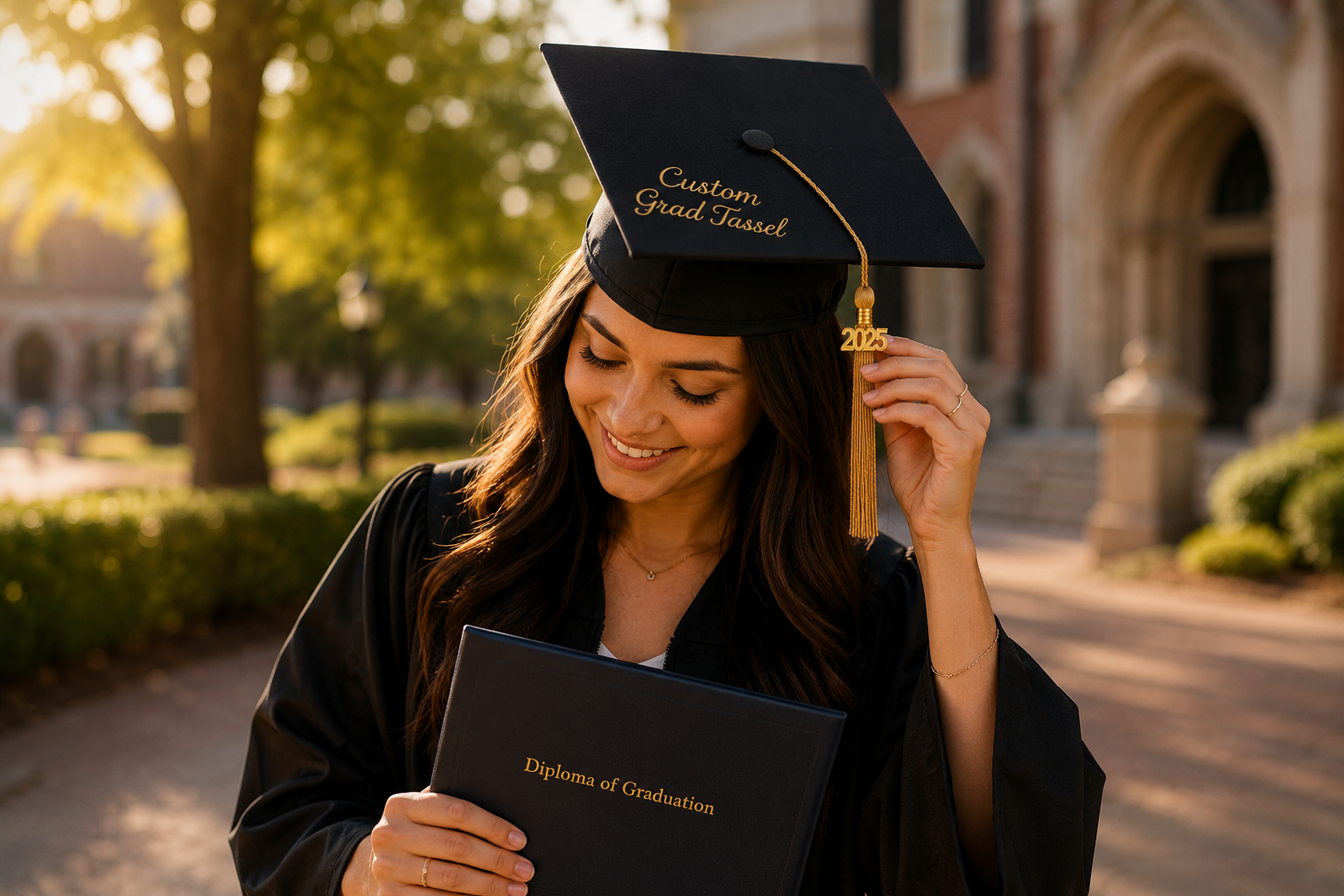 Custom graduation tassel