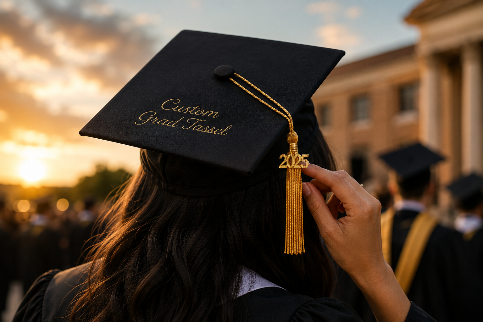 Custom graduation tassel