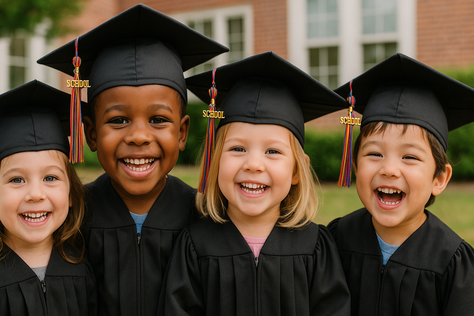 Preschool and kindergarten graduation tassels