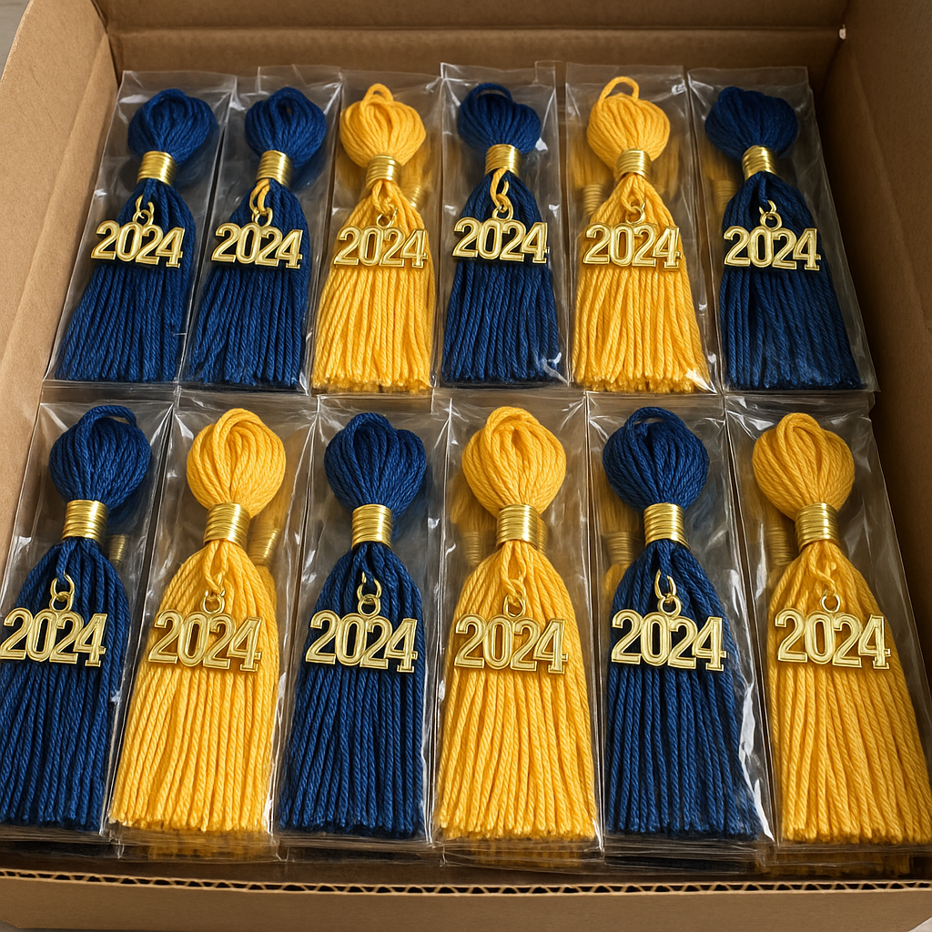 Custom grad tassel with a logo from Custom Grad Tassel Custom grad tassel with a logo from Custom Grad Tassel