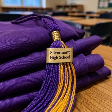 Customized graduation tassels for high schools